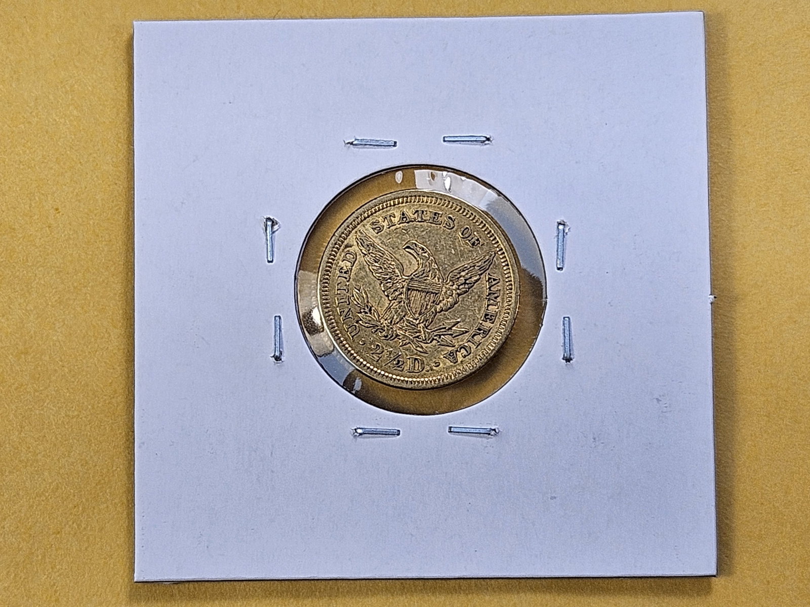 GOLD! Brilliant About Uncirculated 1853 $2.5 Dollar Liberty Head Gold - 3