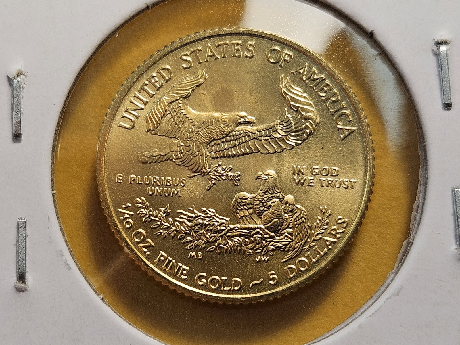 GOLD! GEM Brilliant Uncirculated 2009 Five Dollar Gold American Eagle - 4