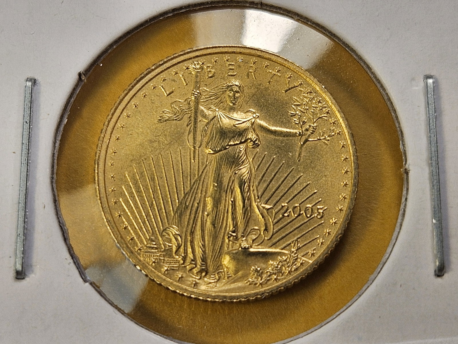 GOLD! GEM Brilliant Uncirculated 2005 Five Dollar Gold American Eagle (1 of 4)