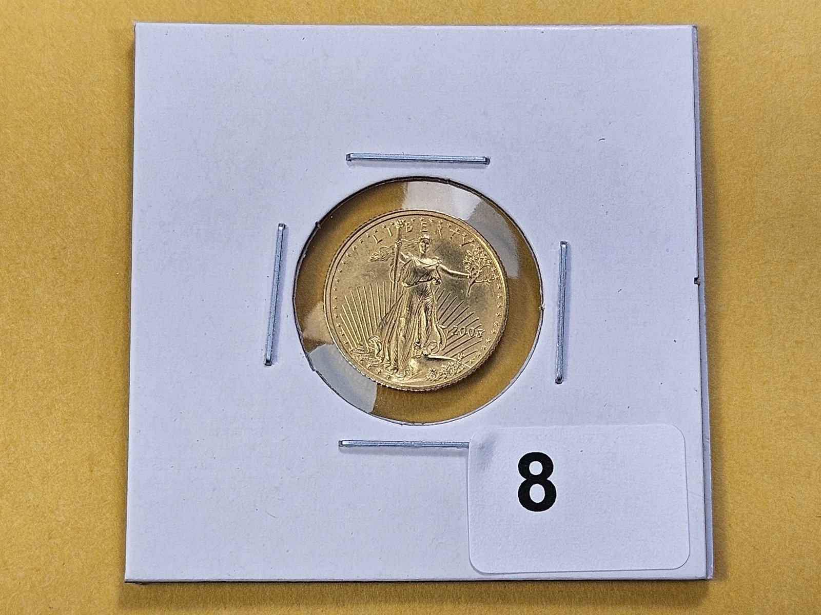 GOLD! GEM Brilliant Uncirculated 2005 Five Dollar Gold American Eagle - 2