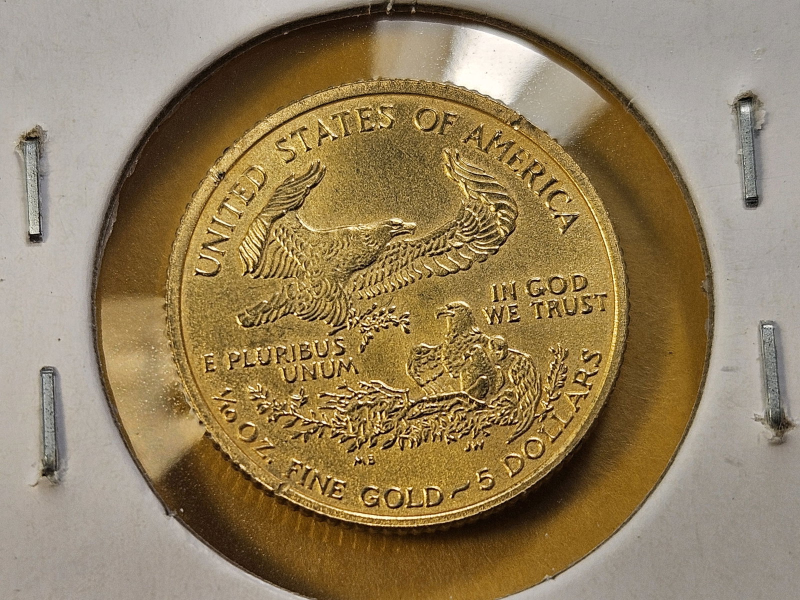 GOLD! GEM Brilliant Uncirculated 2005 Five Dollar Gold American Eagle - 4