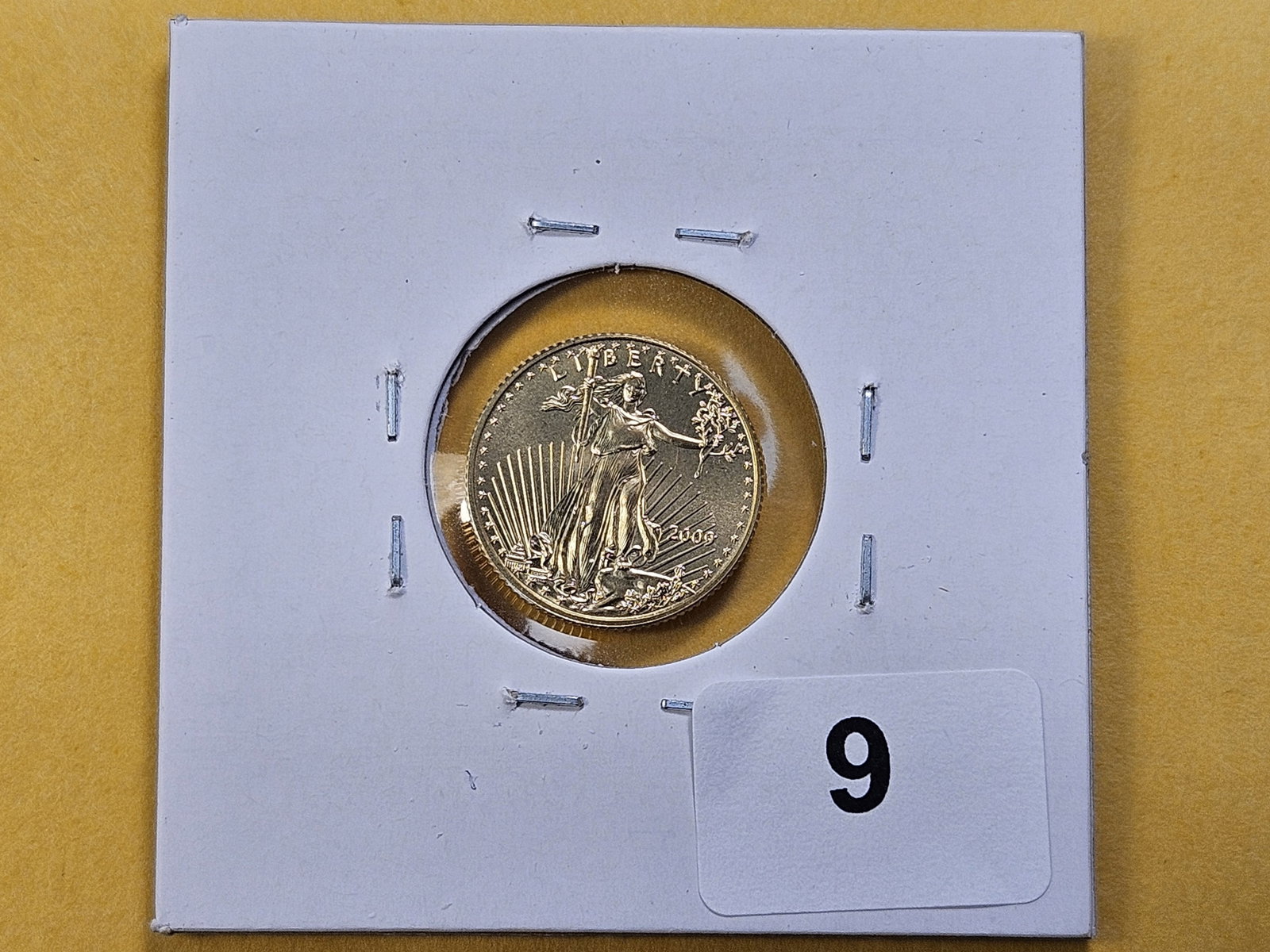 GOLD! GEM Brilliant Uncirculated 2009 Five Dollar Gold American Eagle - 2