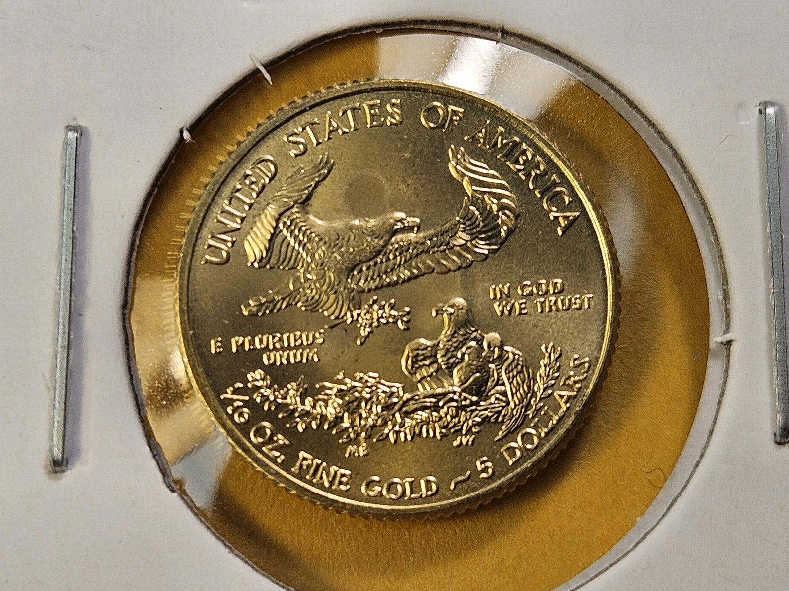 GOLD! GEM Brilliant Uncirculated 2009 Five Dollar Gold American Eagle - 4