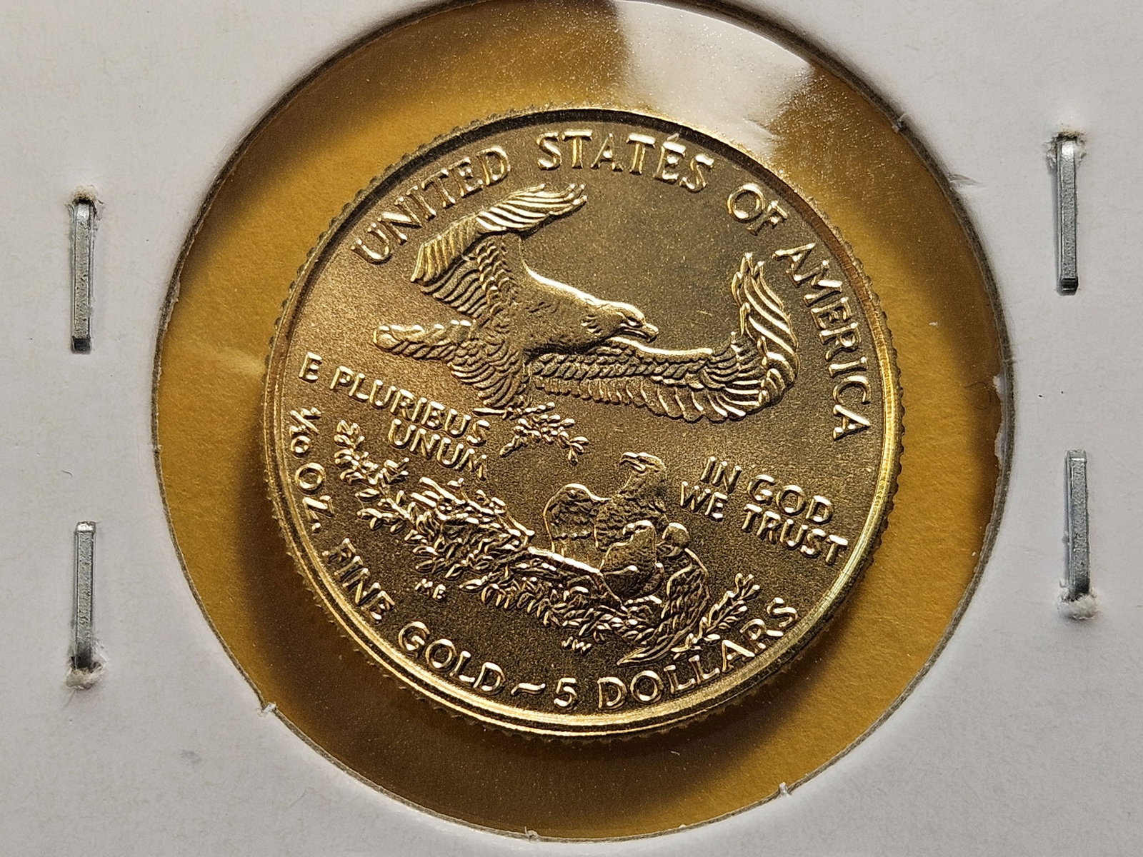 GOLD! GEM Brilliant Uncirculated 1997 Five Dollar Gold American Eagle - 4