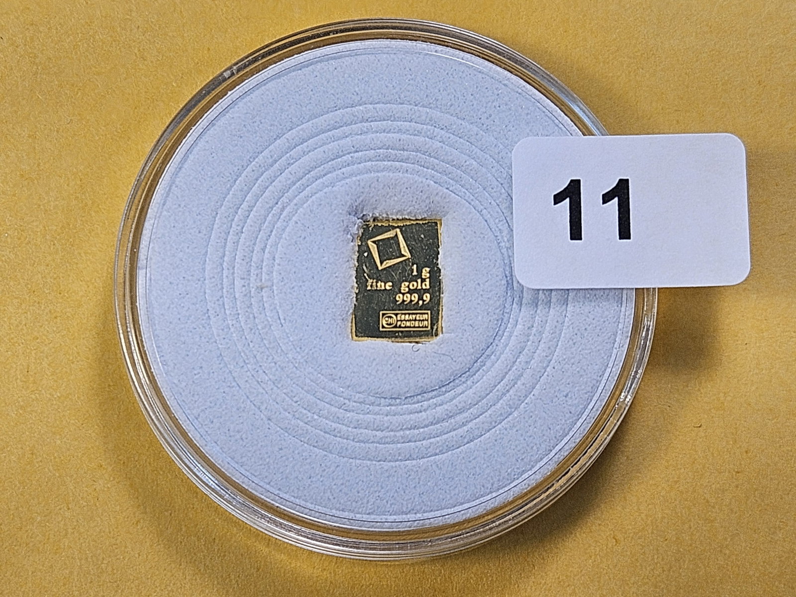 GOLD! Valcambi Suisse One Gram .999 Fine Gold Bar - 2