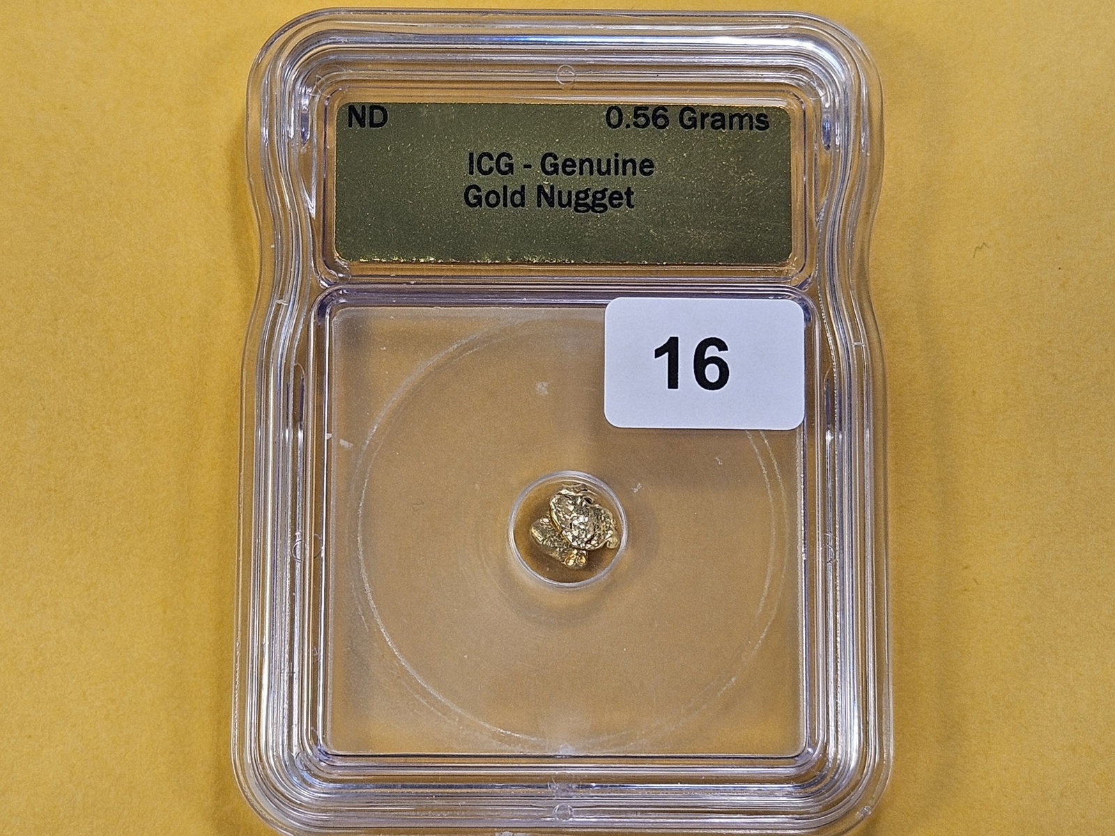 GOLD! ICG Slabbed Gold Nuggets in Genuine - 2