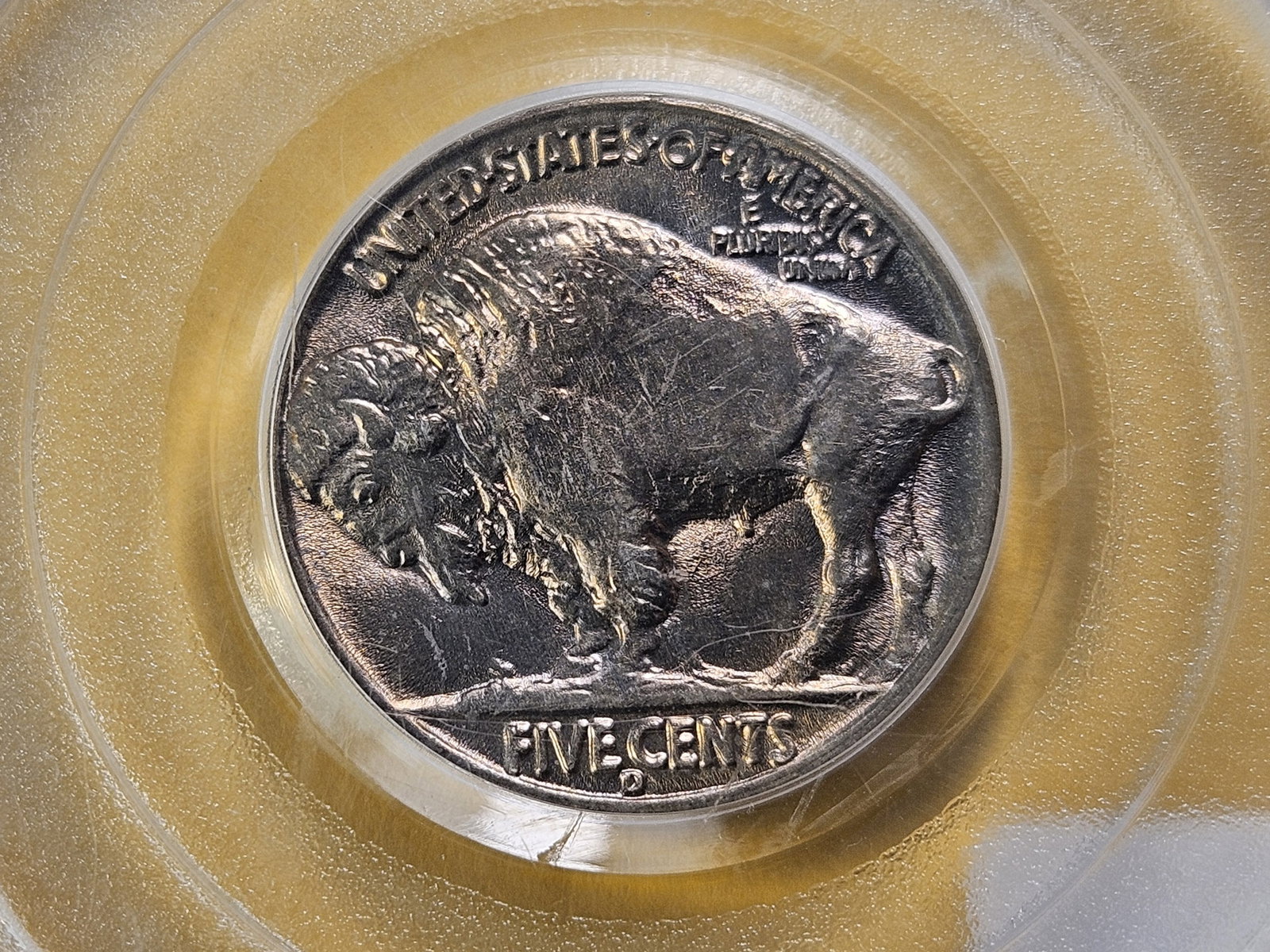 GEM! PCGS 1938-D Buffalo Nickel in Mint State 66 - 4