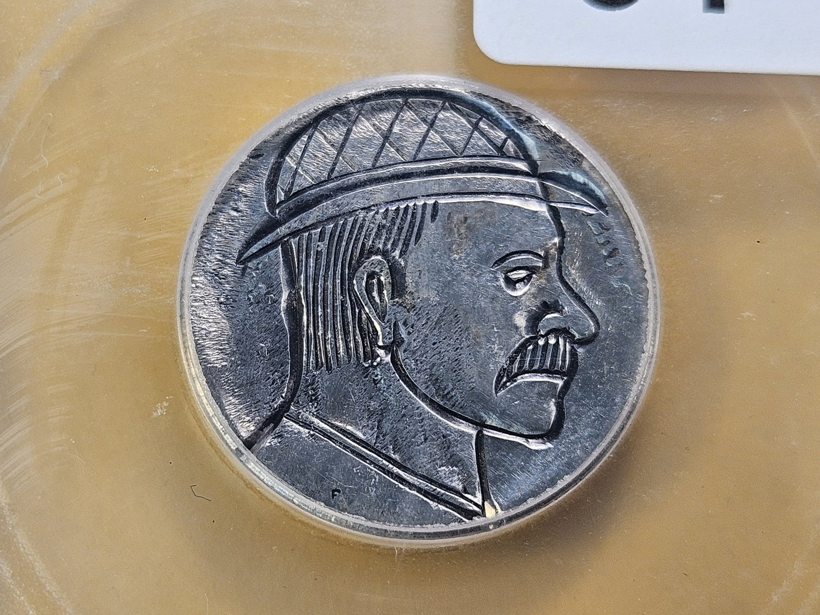 WOW! ICG Hobo Nickel in Genuine: Cool hand carved Hobo Nickel