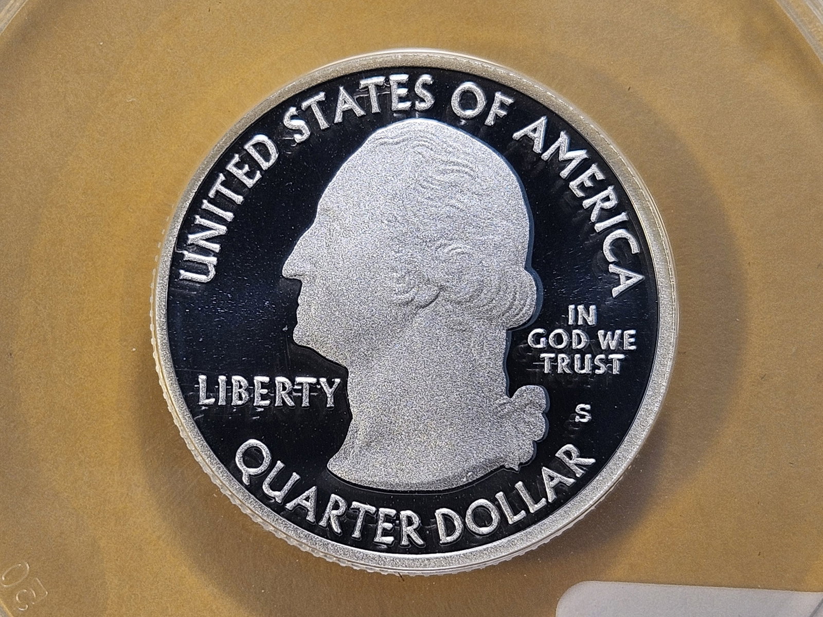 PERFECT GRADE! ANACS 2015-S Washington Silver Quarter in Proof 70 Deep Cameo - 4