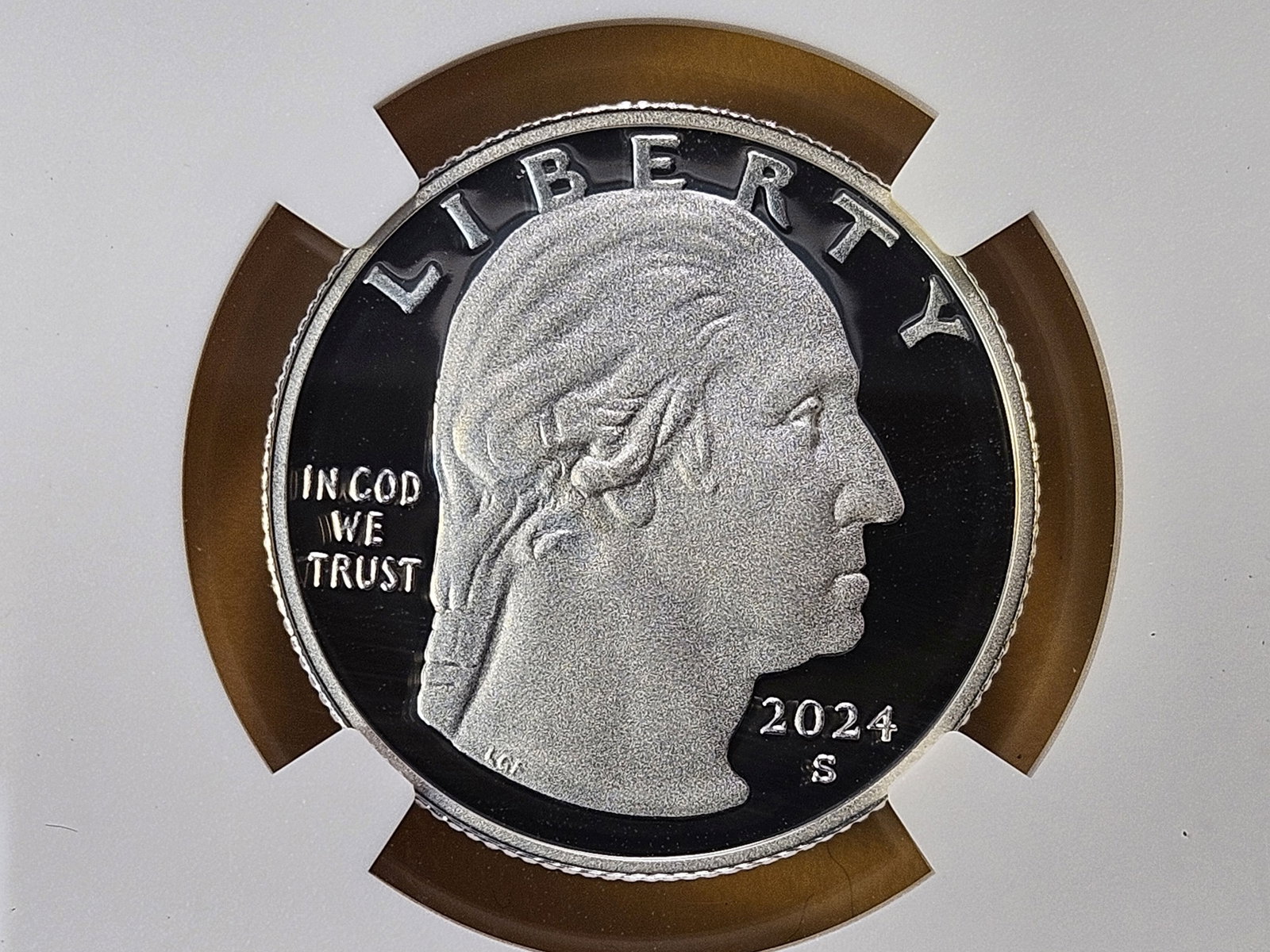 PERFECT GRADE! NGC 2024-S Washington Silver Quarter in Proof 70 Ultra Cameo - 4
