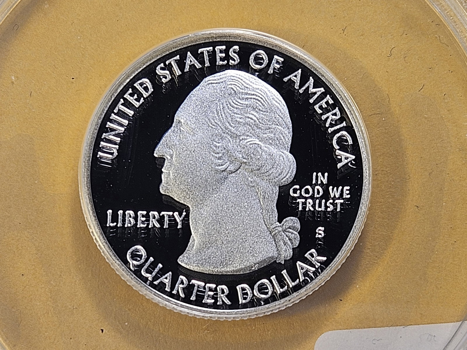 PERFECT GRADE! ANACS 2015-S Washington Silver Quarter in Proof 70 Deep Cameo - 4
