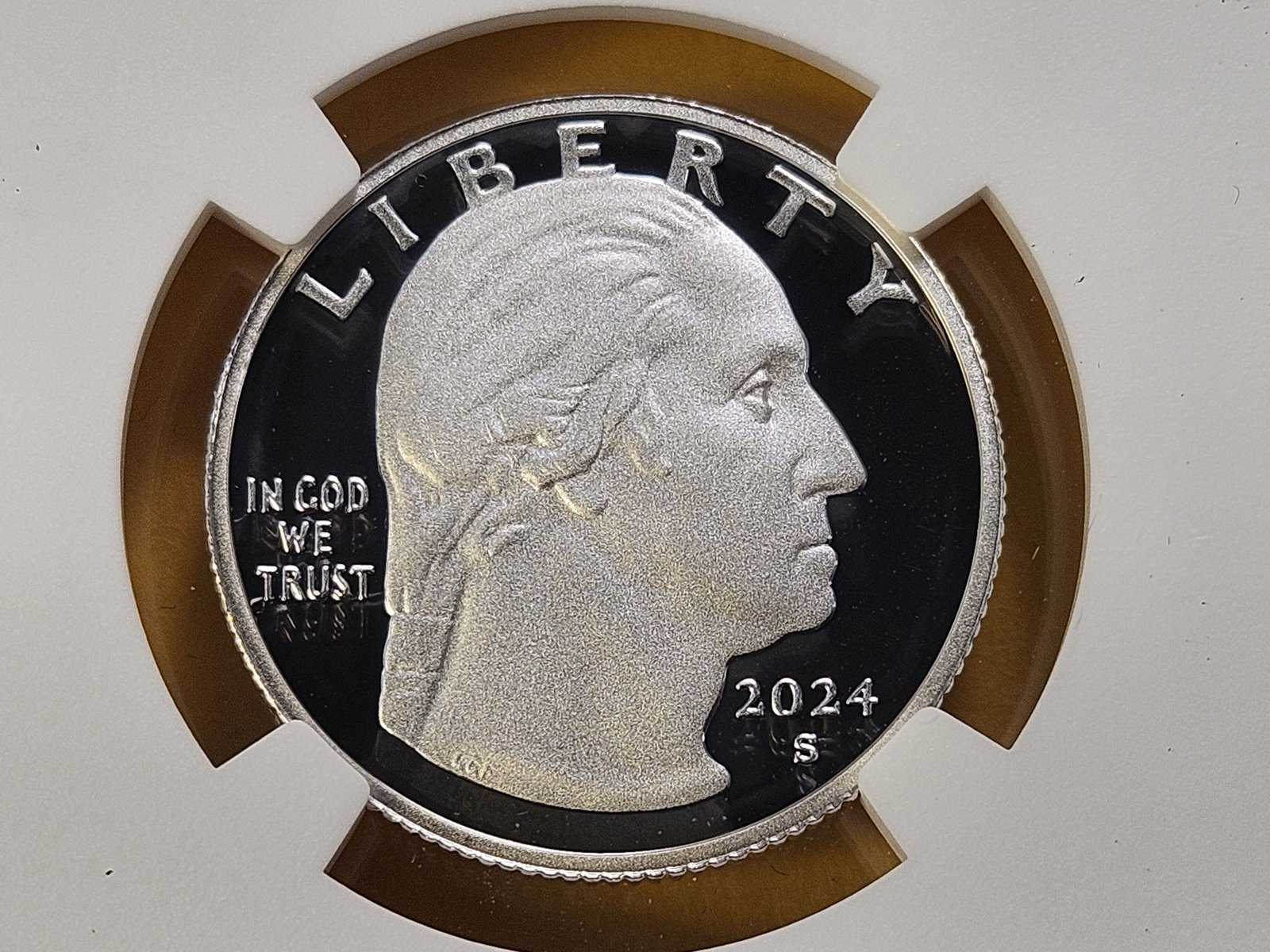 PERFECT GRADE! NGC 2024-S Washington Silver Quarter in Proof 70 Ultra Cameo - 4