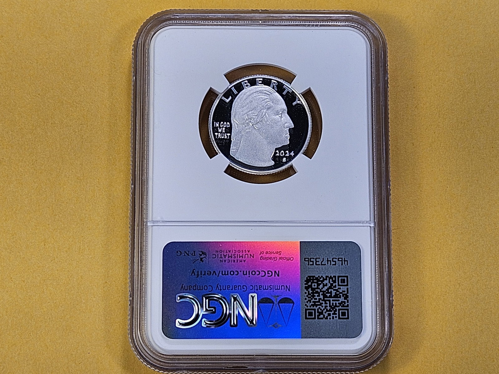 PERFECT GRADE! NGC 2024-S Washington Silver Quarter in Proof 70 Ultra Cameo - 3