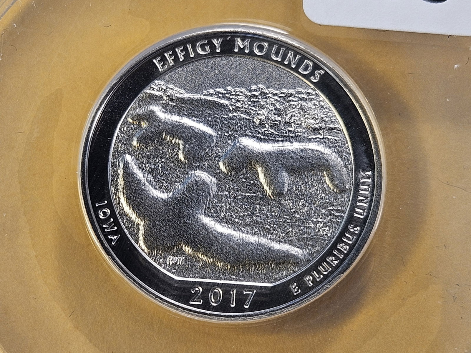 PERFECT GRADE! ANACS 2017-S Washington Quarter in Enhanced Uncirculated 70: Perfect Grade! Enhanced Uncirculated Set. Effigy Mounds