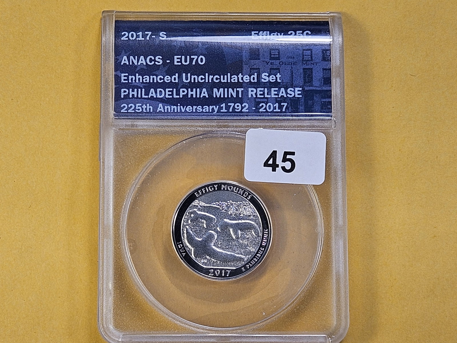 PERFECT GRADE! ANACS 2017-S Washington Quarter in Enhanced Uncirculated 70 - 2