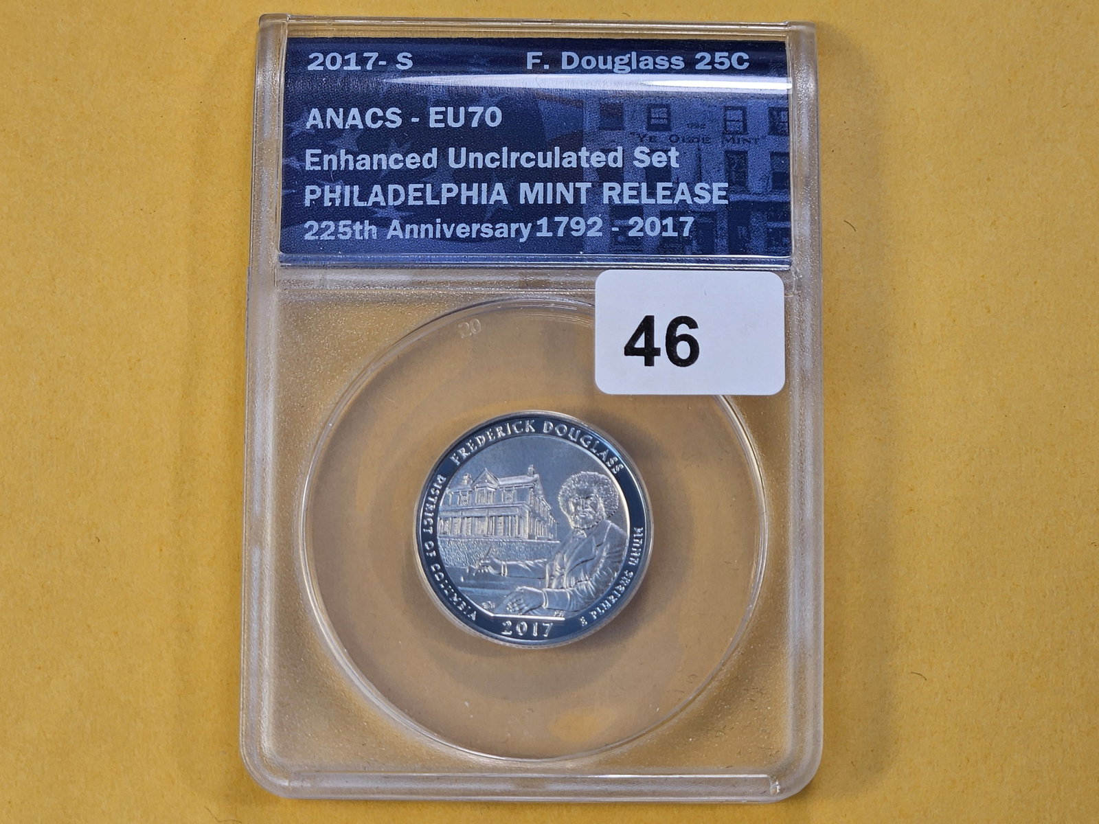 PERFECT GRADE! ANACS 2017-S Washington Quarter in Enhanced Uncirculated 70 - 2
