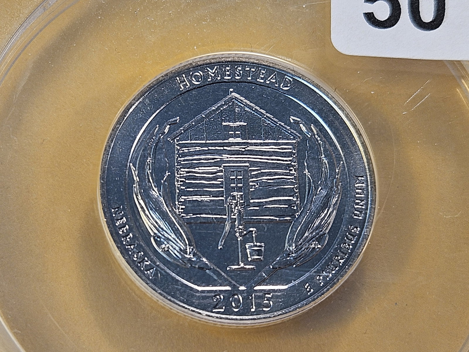 ANACS Slabbed 2015-D Washington Statehood Quarter for the CSNS 86th Anniversary: "Celebrating Nebraska" 86th Anniversary of the Central States Numismatic Society in Schaumburg, IL. April 23-26 2025