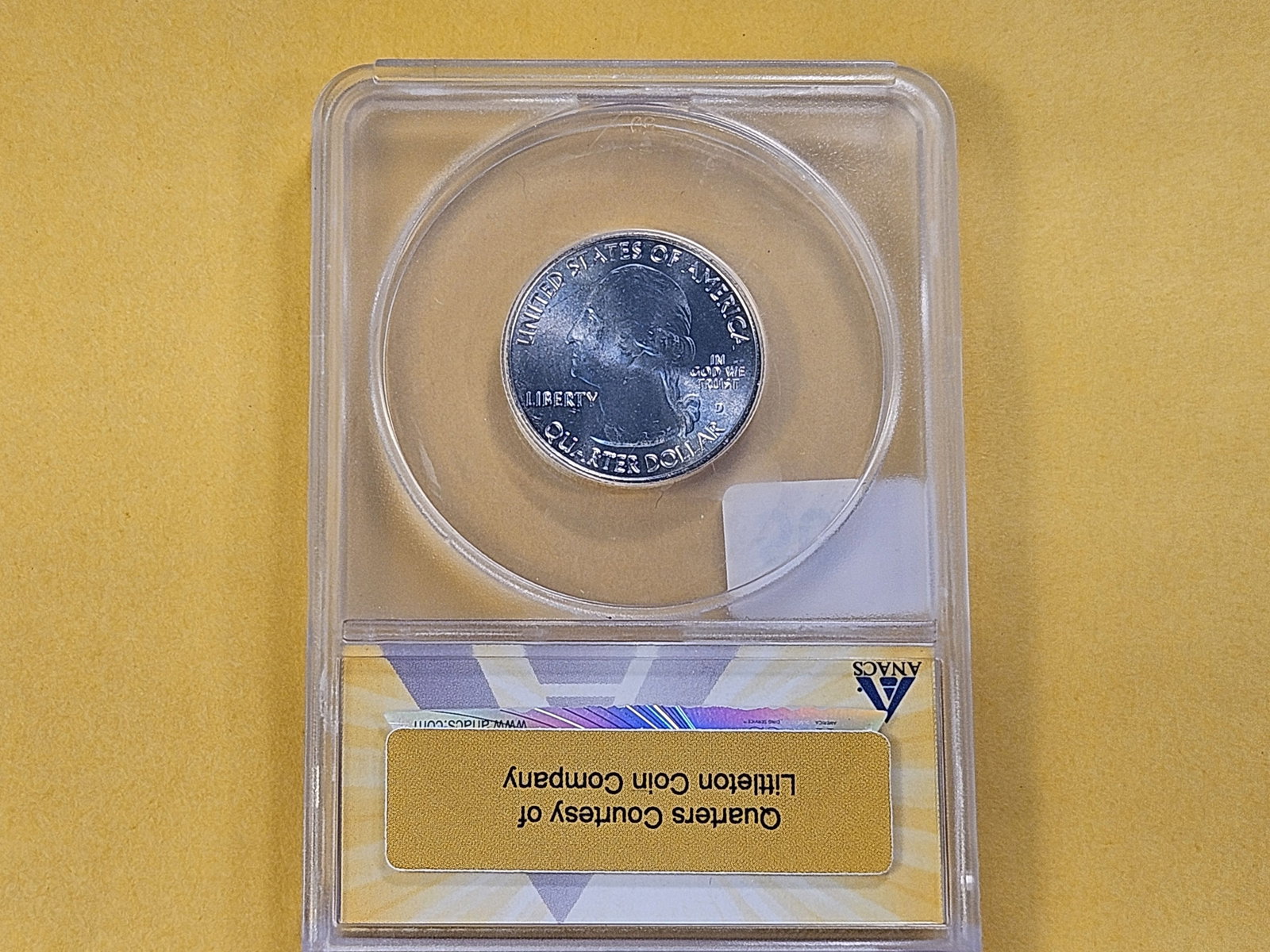 ANACS Slabbed 2015-D Washington Statehood Quarter for the CSNS 86th Anniversary - 3
