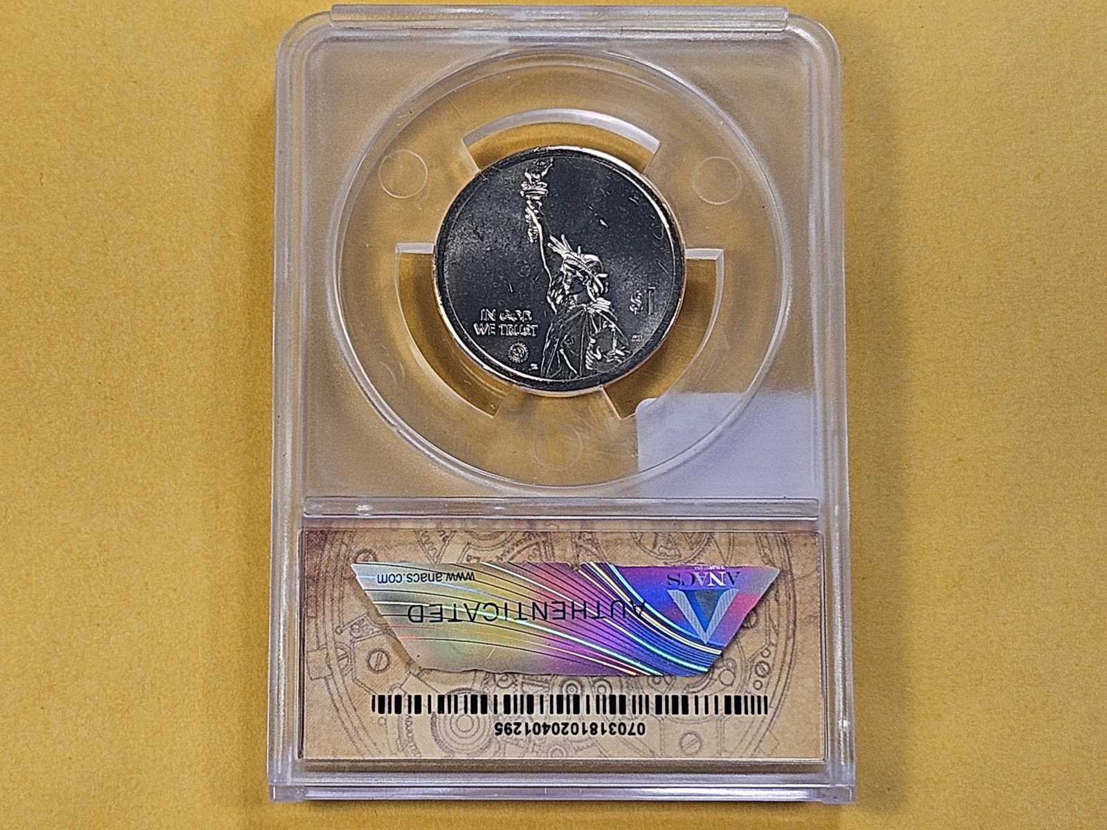 SUPERB GEM! ANACS 2023 American Innovation Dollar in Mint State 67 - 3