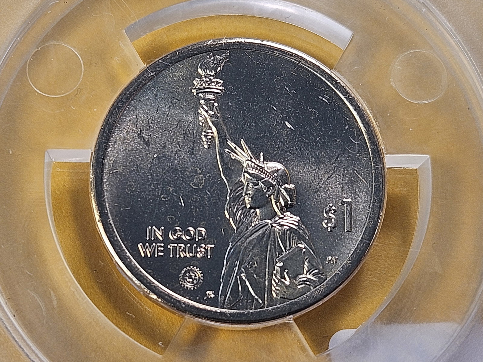 SUPERB GEM! ANACS 2023 American Innovation Dollar in Mint State 67 - 4