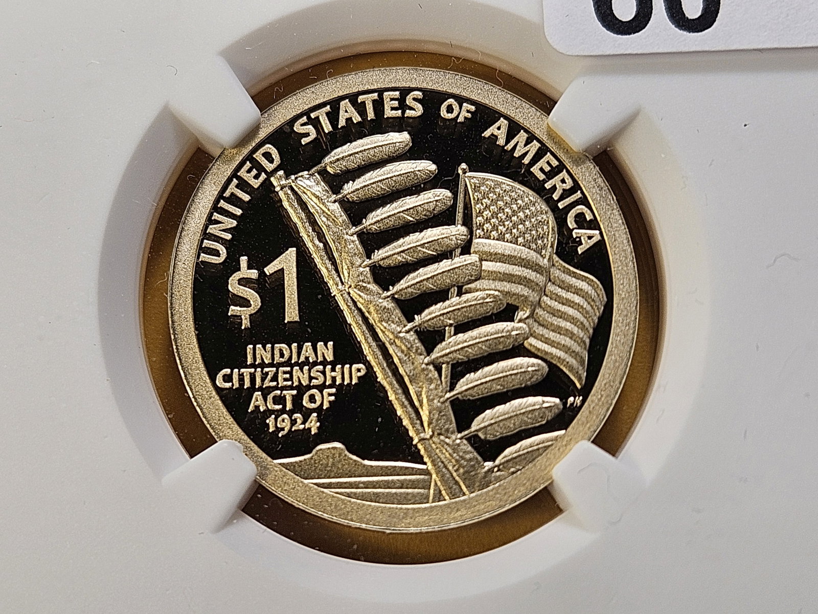 PERFECT GRADE! 2024-S Sacagawea Dollar in Proof 70 Ultra Cameo: From a .999 Fine Silver Proof Set, however this Coin is not Silver