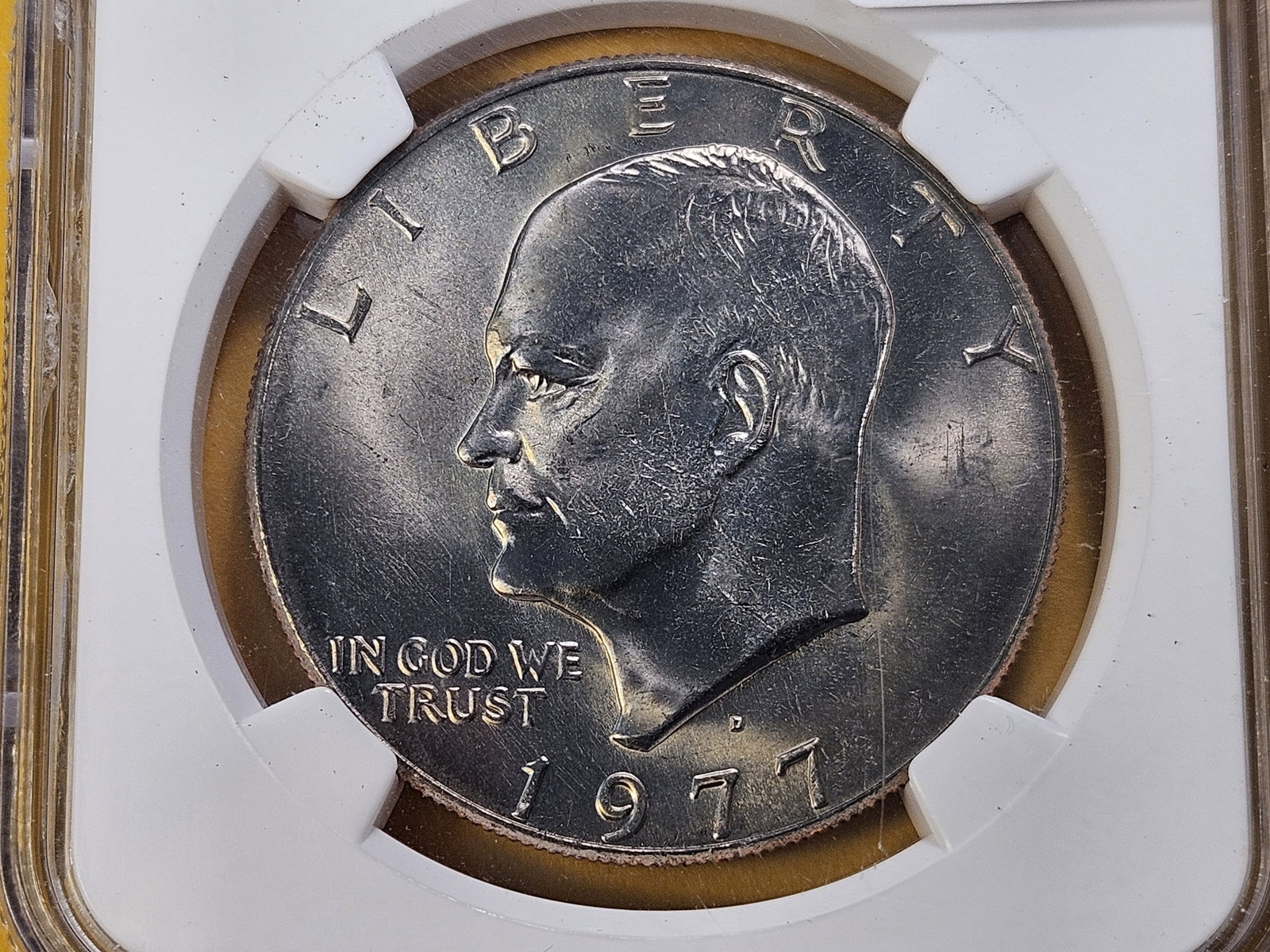 GEM! 1977-D Eisenhower Dollar in Mint State 65: From the Big Sky Hoard