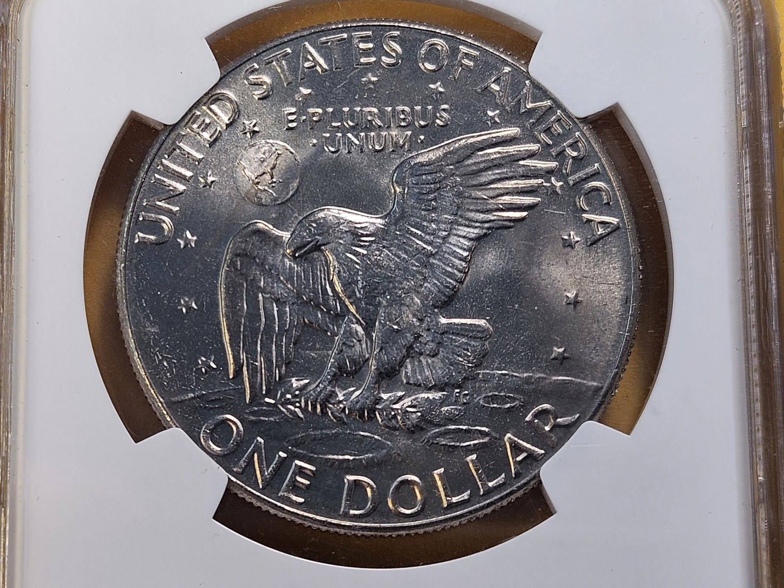 GEM! 1977-D Eisenhower Dollar in Mint State 65 - 4