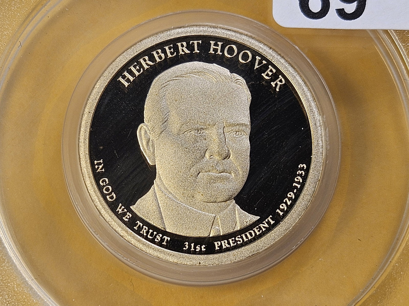 PERFECT GRADES! Two ANACS 2014-S Presidential Dollars in Proof 70 Deep Cameo - 2