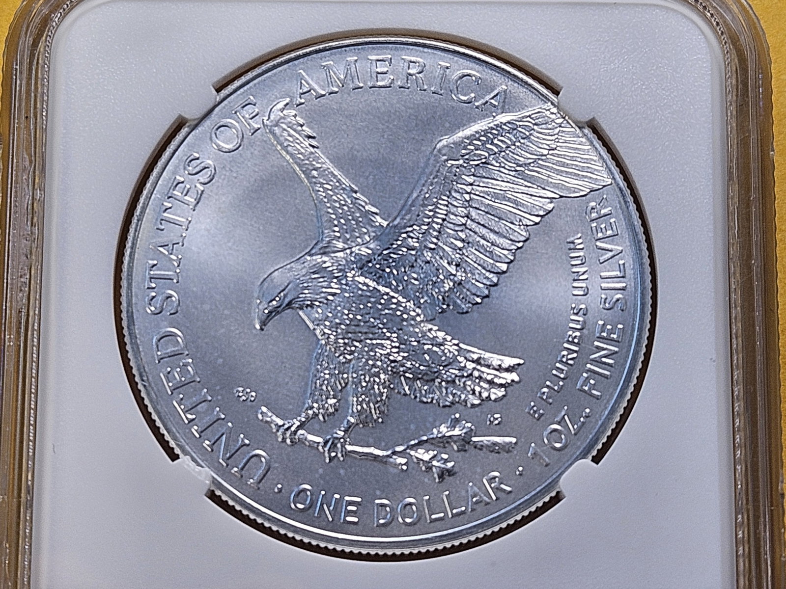 PERFECT GRADE! 2022 American Silver Eagle in Mint State 70 - 4