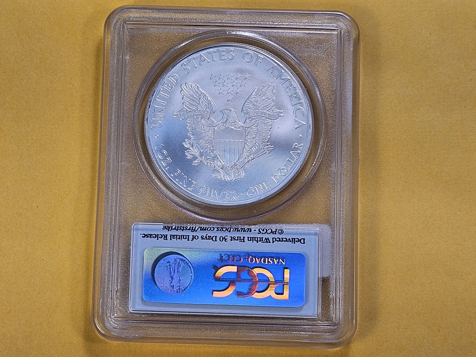 SUPERB GEM! PCGS 2010 American Silver Eagle in Mint State 69 - 3