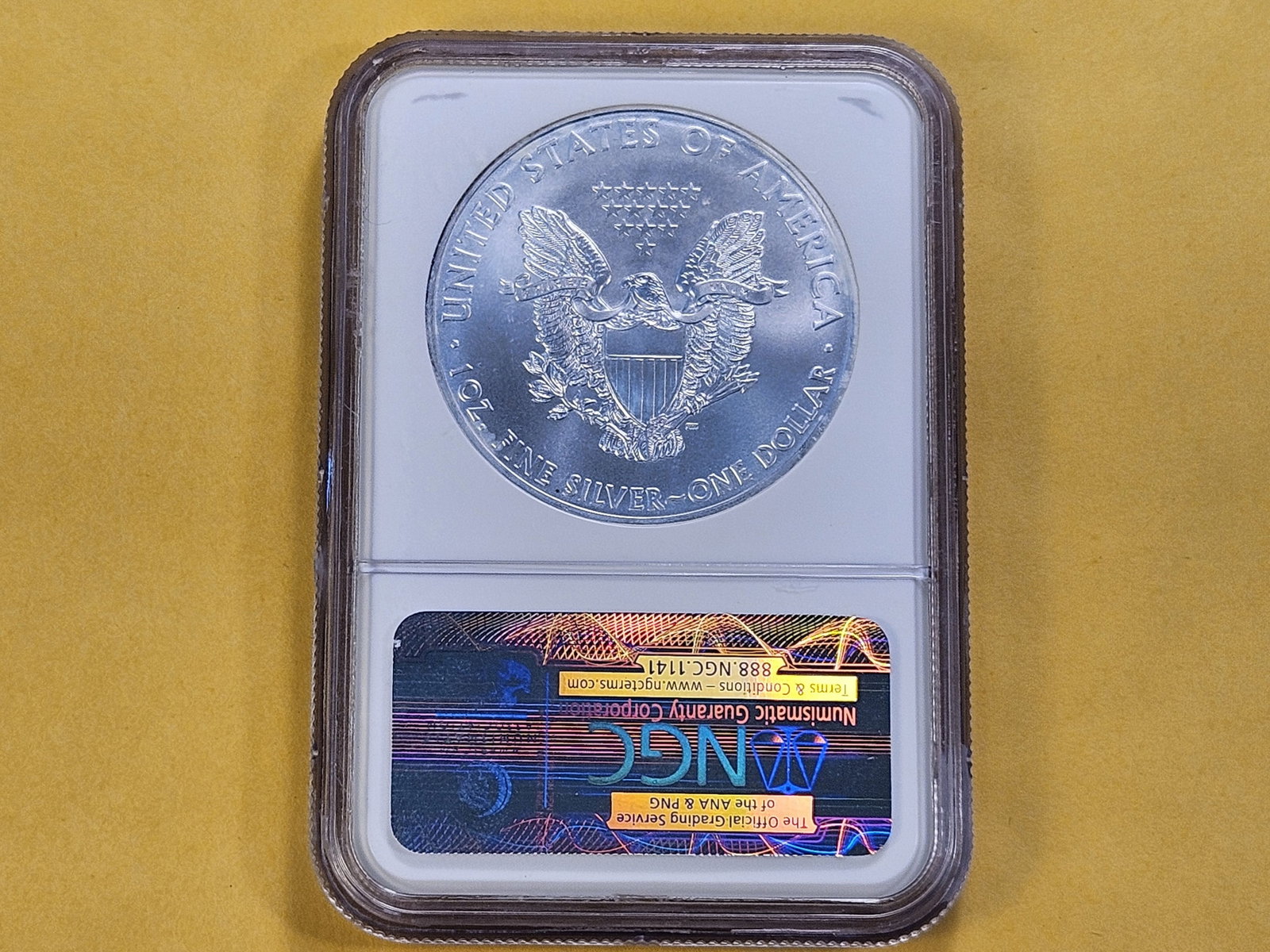 SUPERB GEM! NGC 2009 American Silver Eagle in Mint State 69 - 3