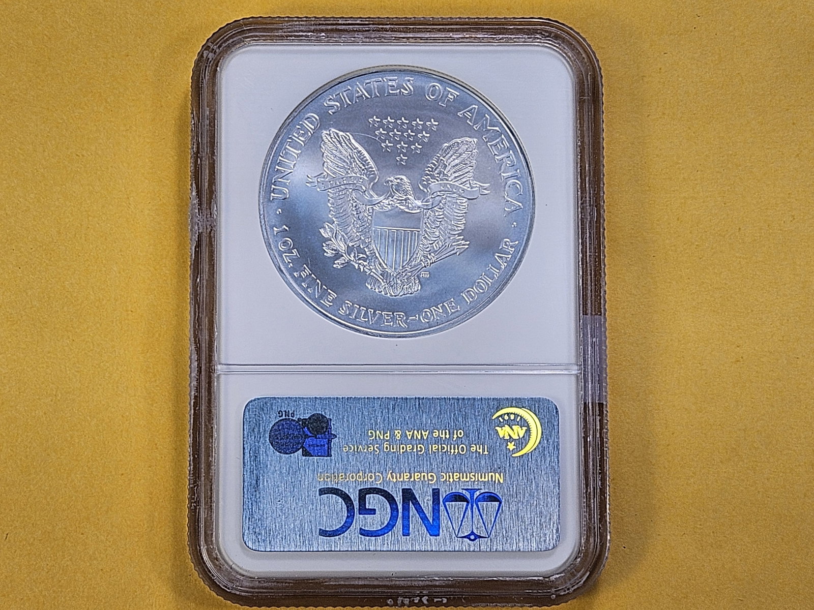 SUPERB GEM! NGC 2006 American Silver Eagle in Mint State 69 - 3