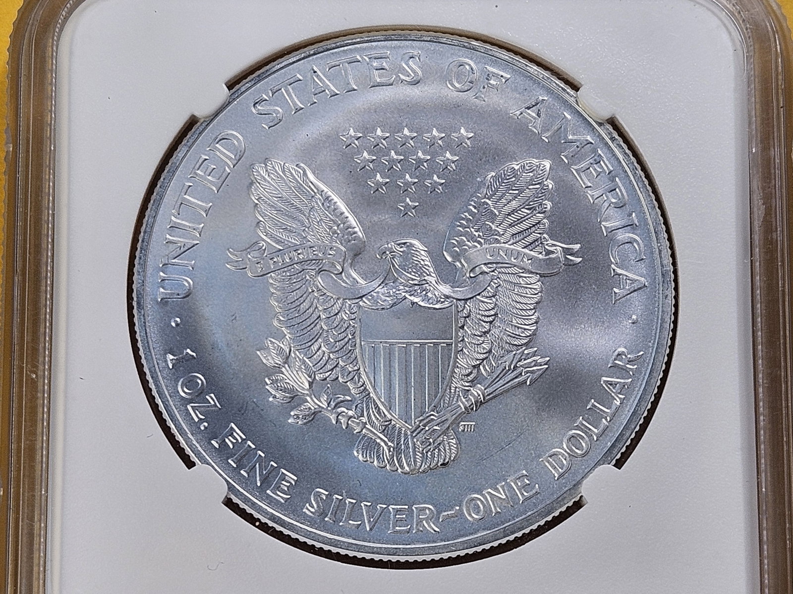 SUPERB GEM! 2003 American Silver Eagle in Mint State 69 - 4
