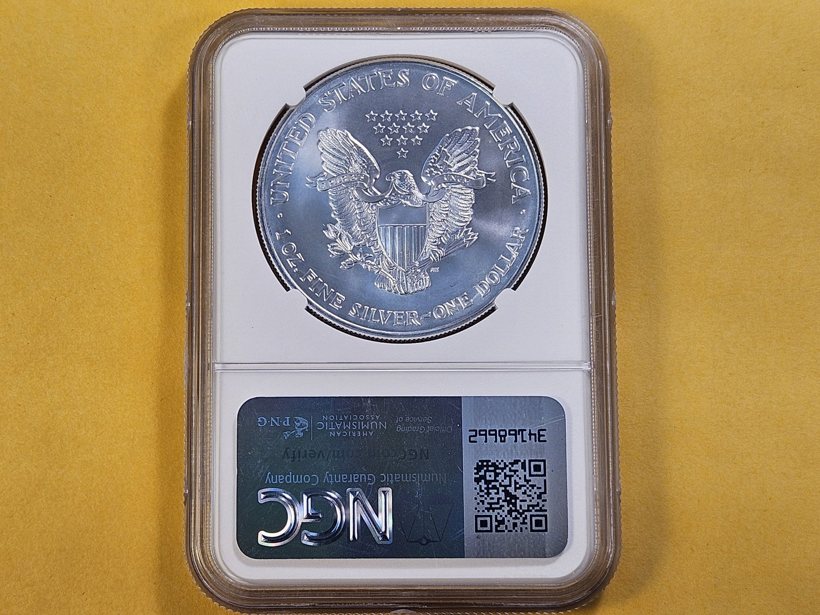 SUPERB GEM! 2002 American Silver Eagle in Mint State 69 - 3
