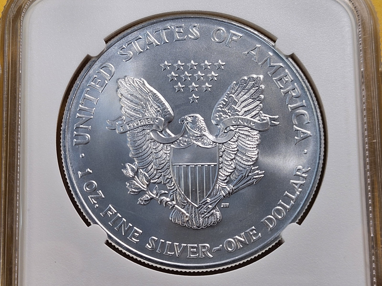 SUPERB GEM! 2002 American Silver Eagle in Mint State 69 - 4