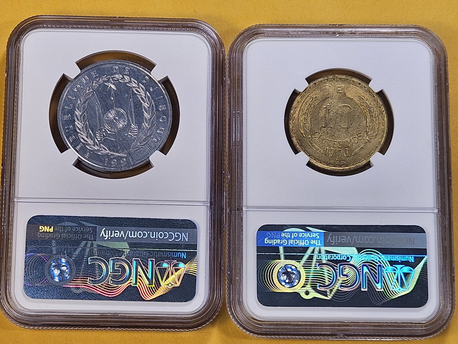 Two NGC Slabbed Ungraded Foreign Coins - 4