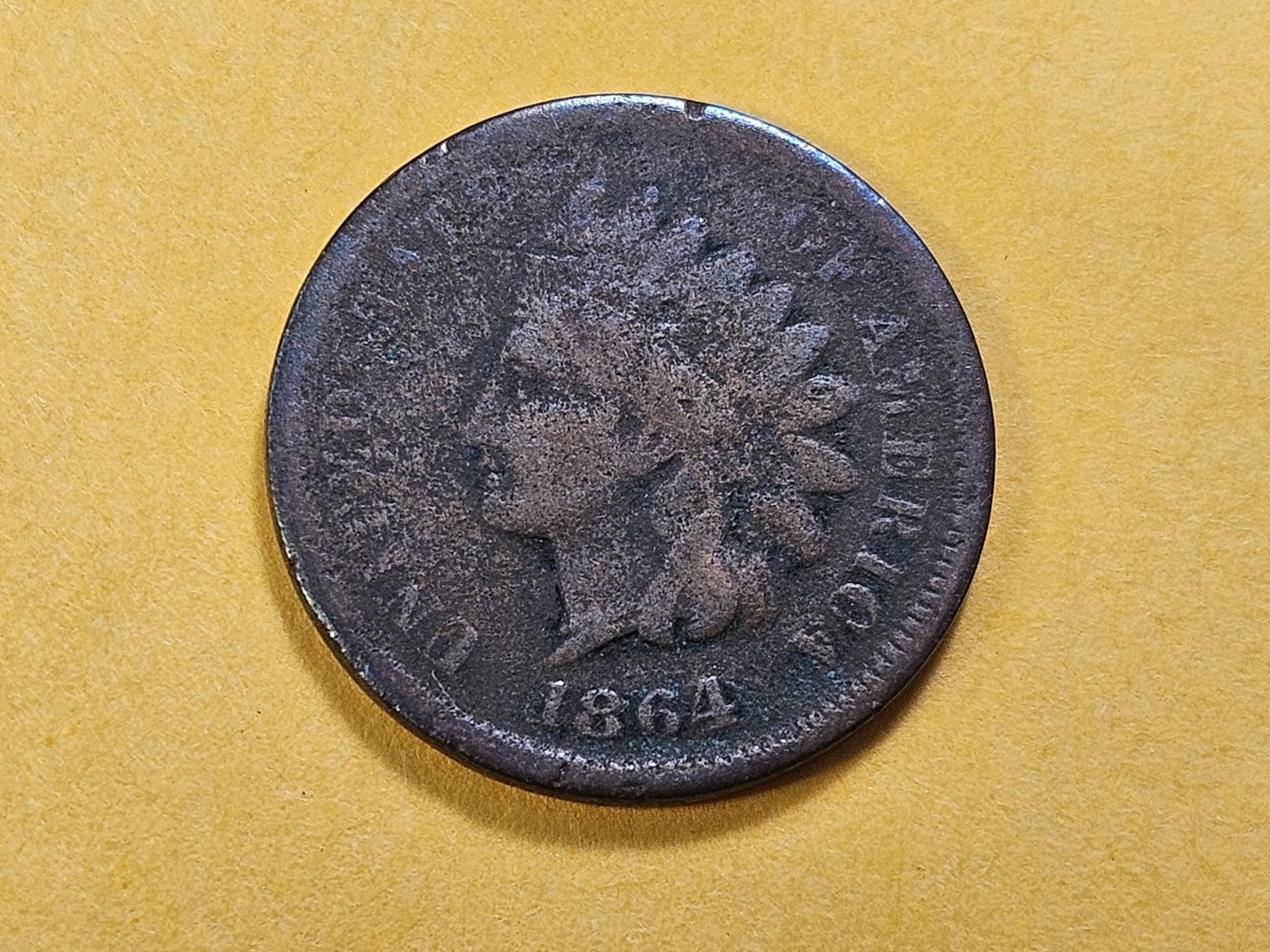 Semi-Key Date 1864-L Indian Head Cent: Semi-Key date! Circulated