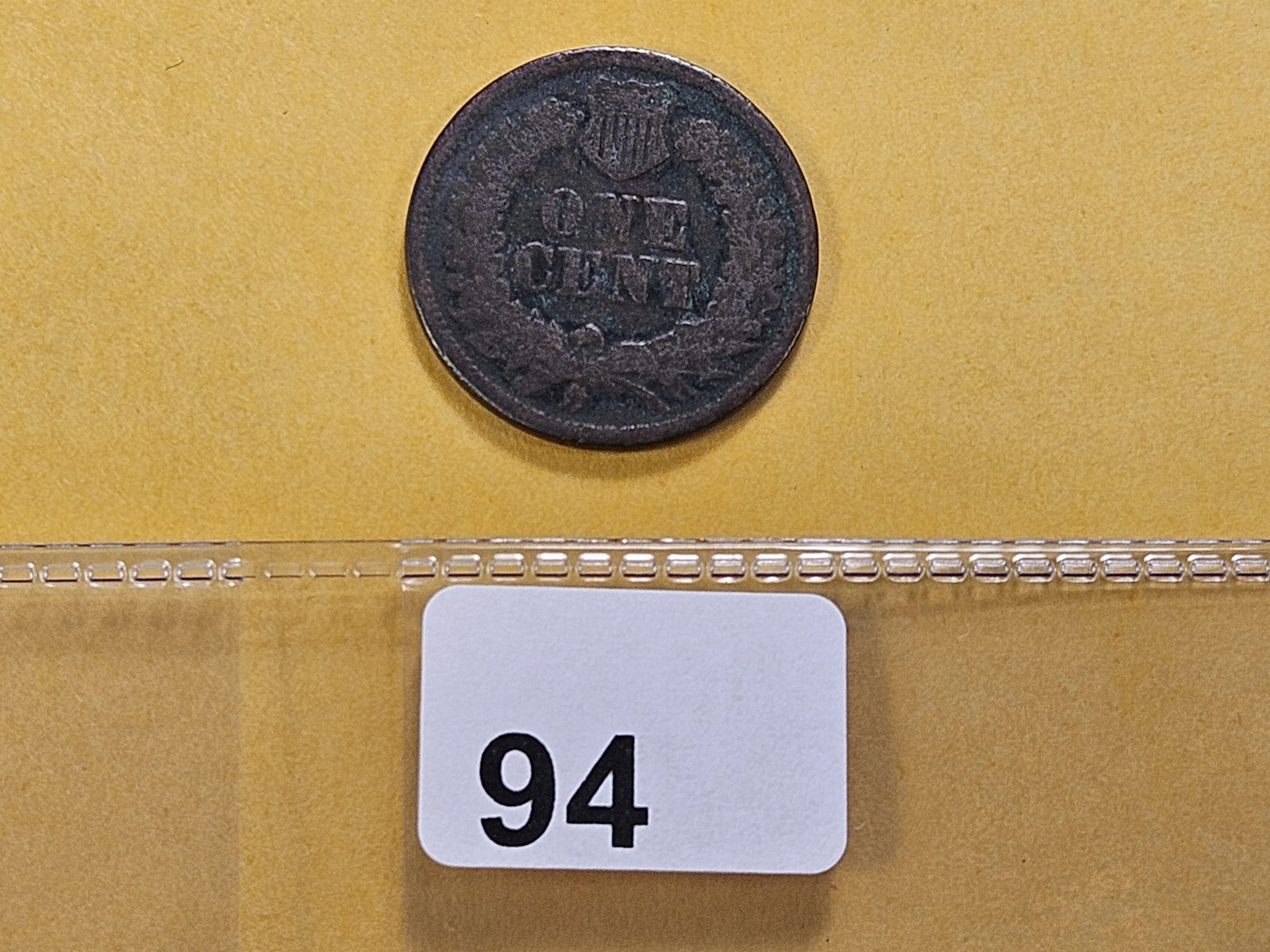 Semi-Key Date 1864-L Indian Head Cent - 3