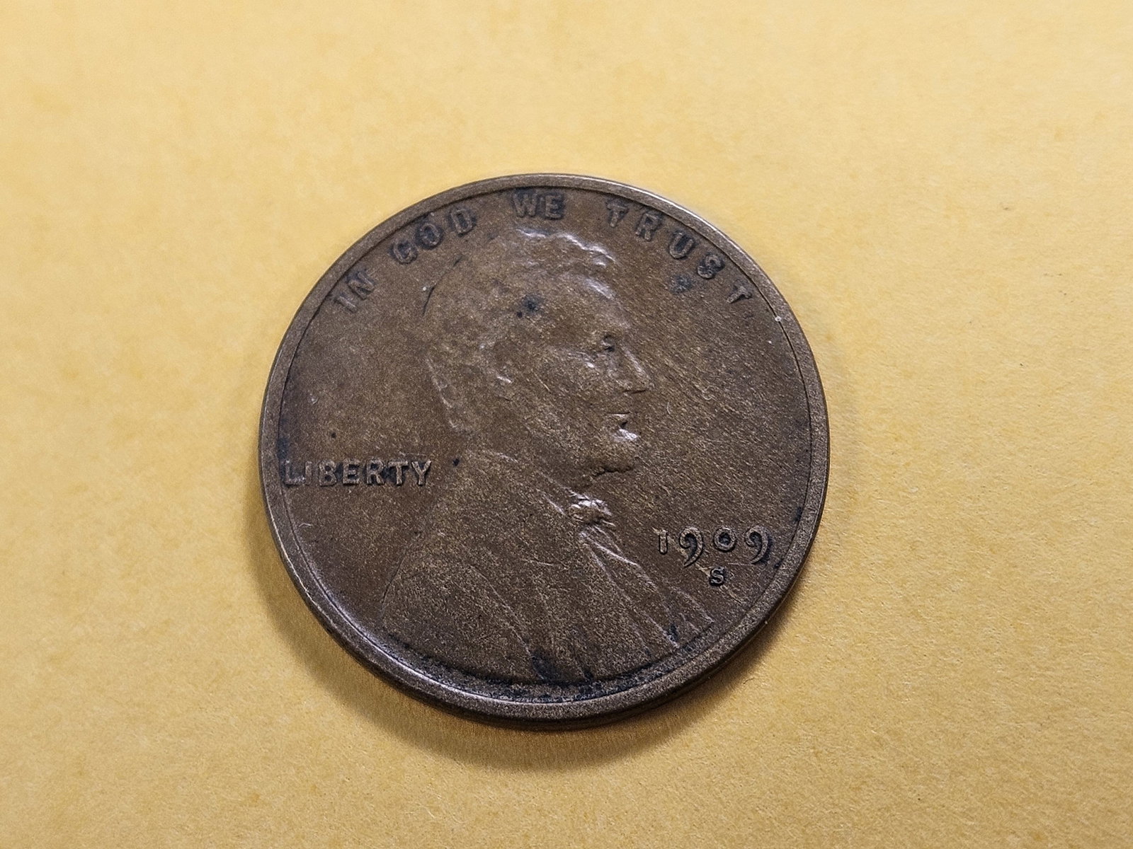 Semi-Key Date 1909-S Wheat Cent: Semi-Key Date! In Extra Fine. Great looking Coin!