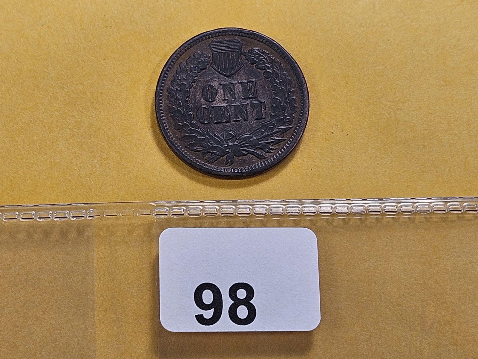 Semi-Key Date 1864-L Indian Head Cent - 3