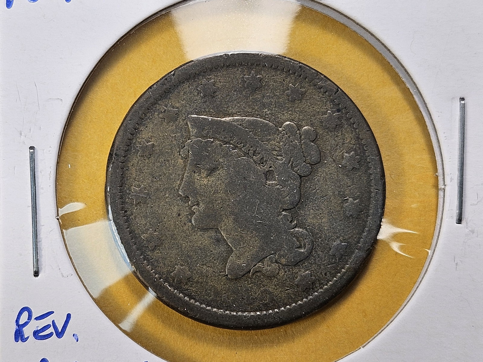 Five Mixed US Large Cents - 4