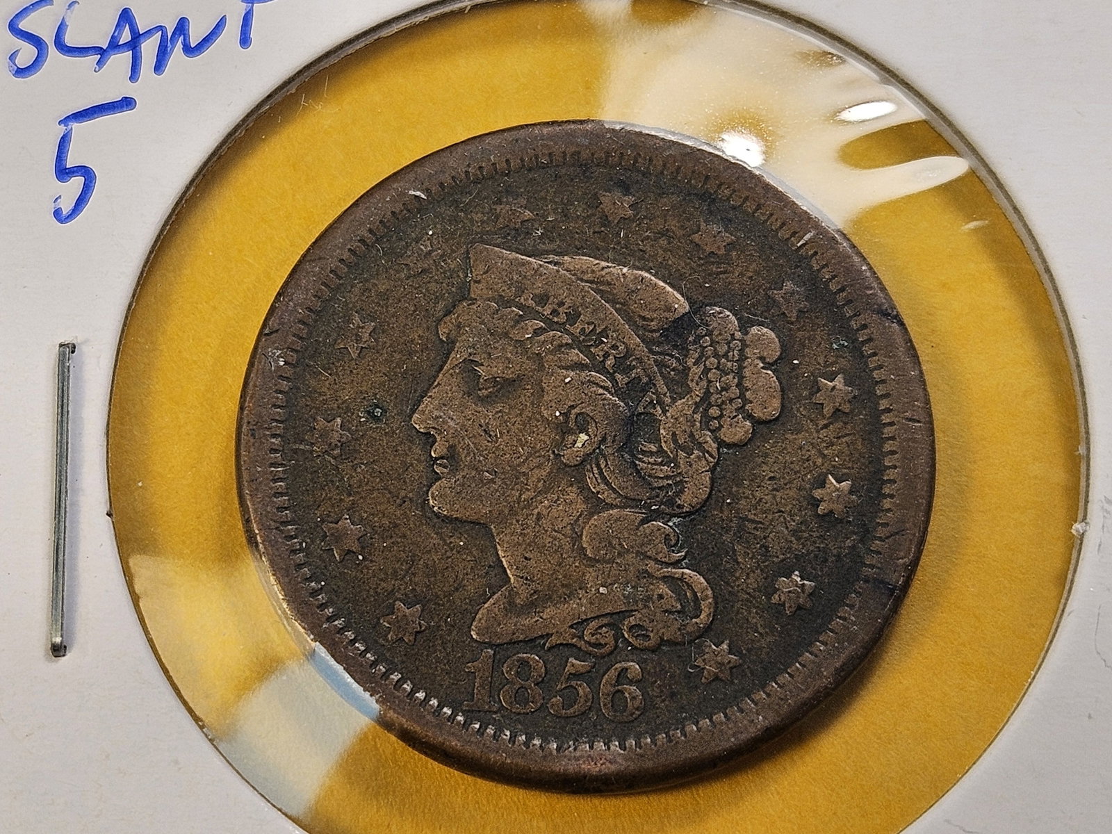 Five Mixed US Large Cents - 5
