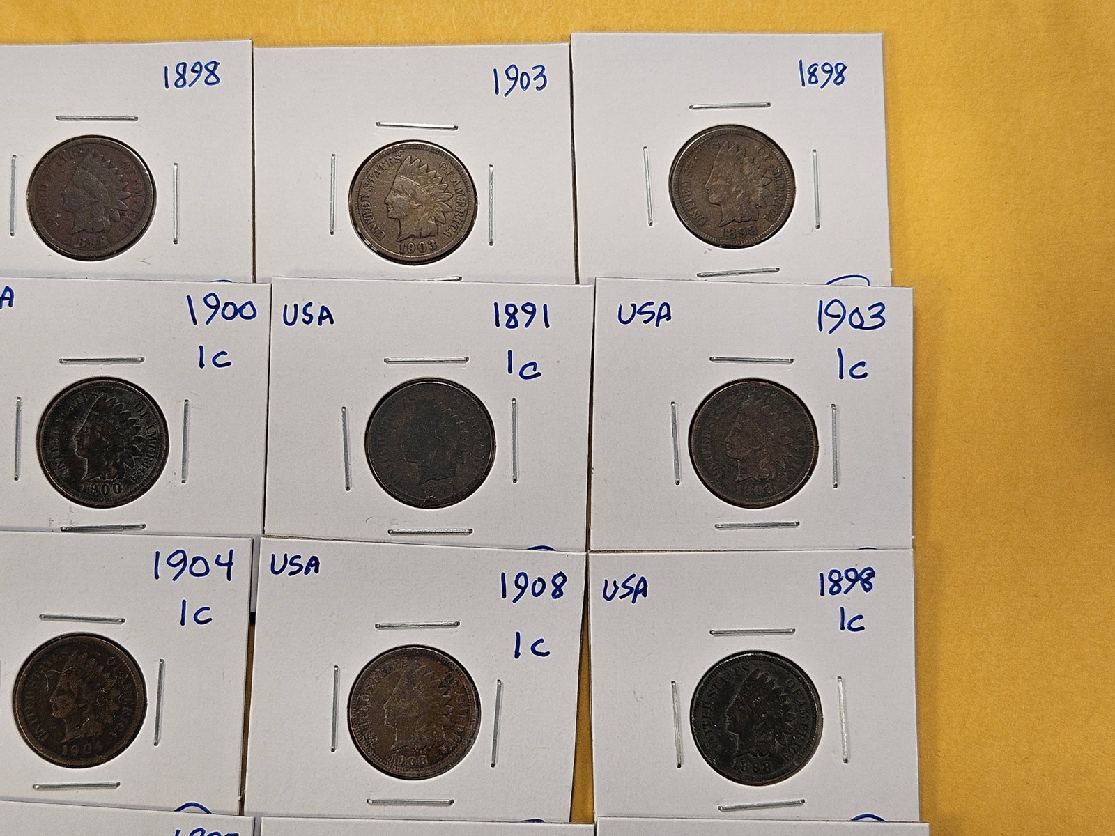 Twenty-Eight Circulated Mixed US Cents - 3