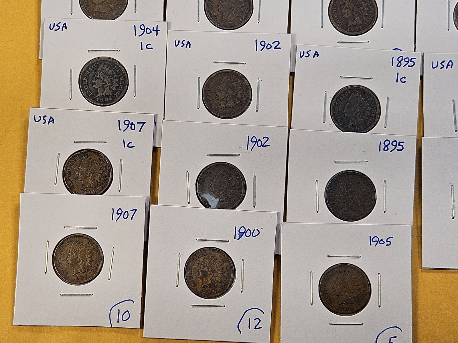 Twenty-Eight Circulated Mixed US Cents - 4