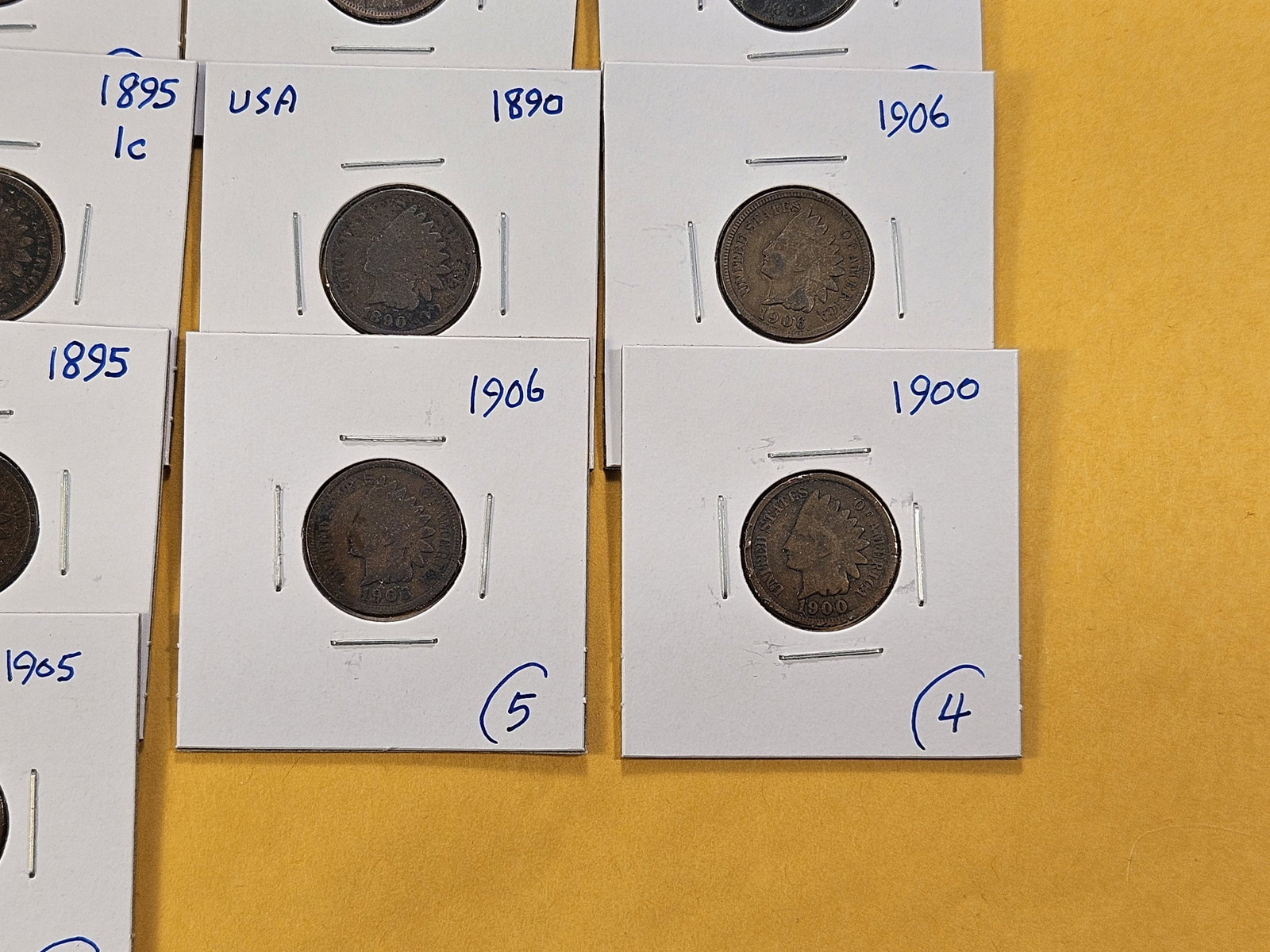 Twenty-Eight Circulated Mixed US Cents - 5