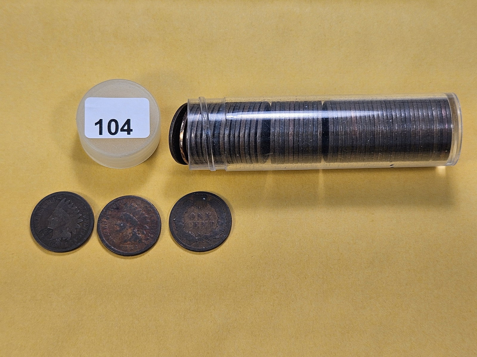Fifty-seven Mixed Indian Head Cents - 2