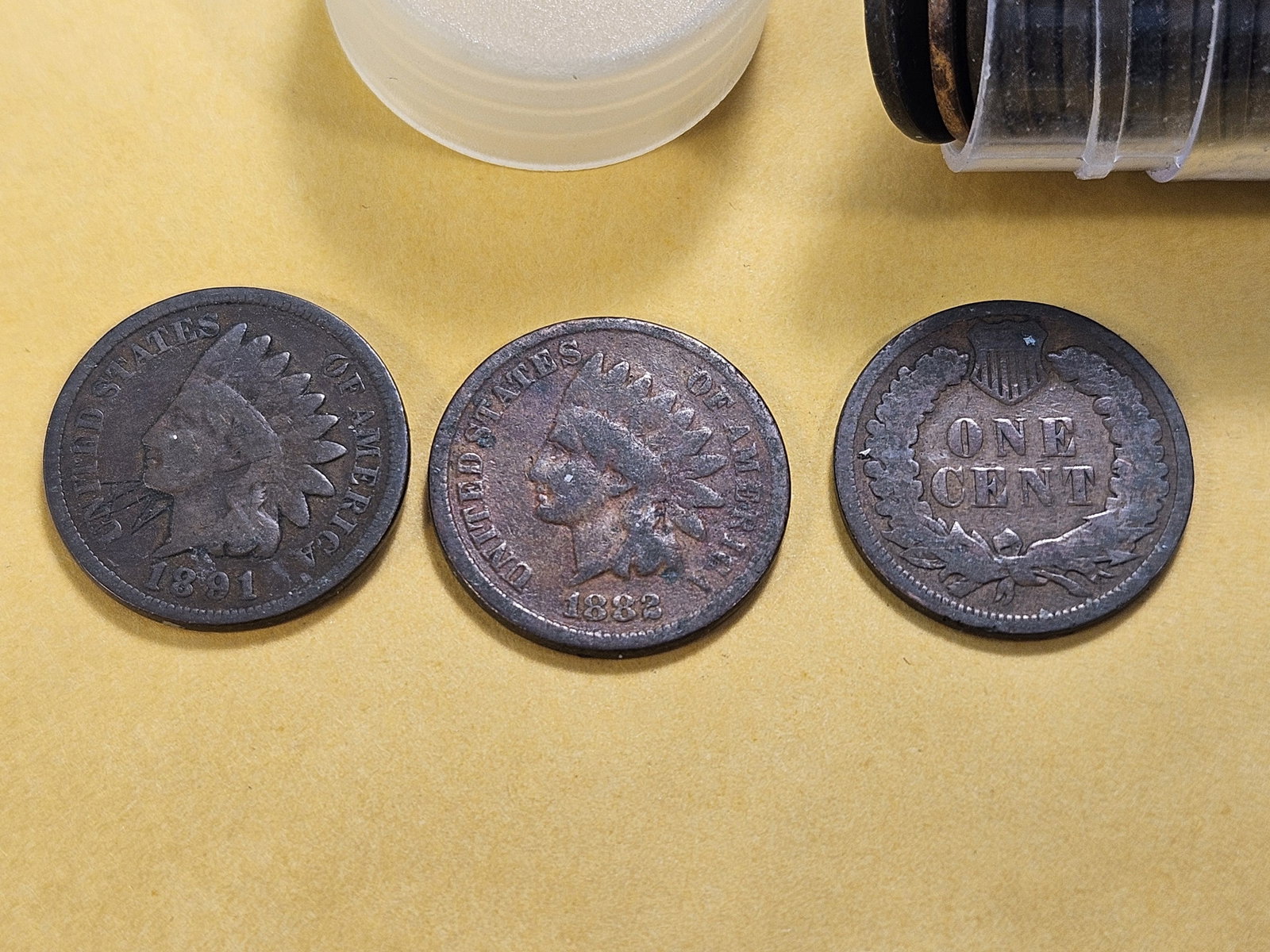 Fifty-seven Mixed Indian Head Cents - 3