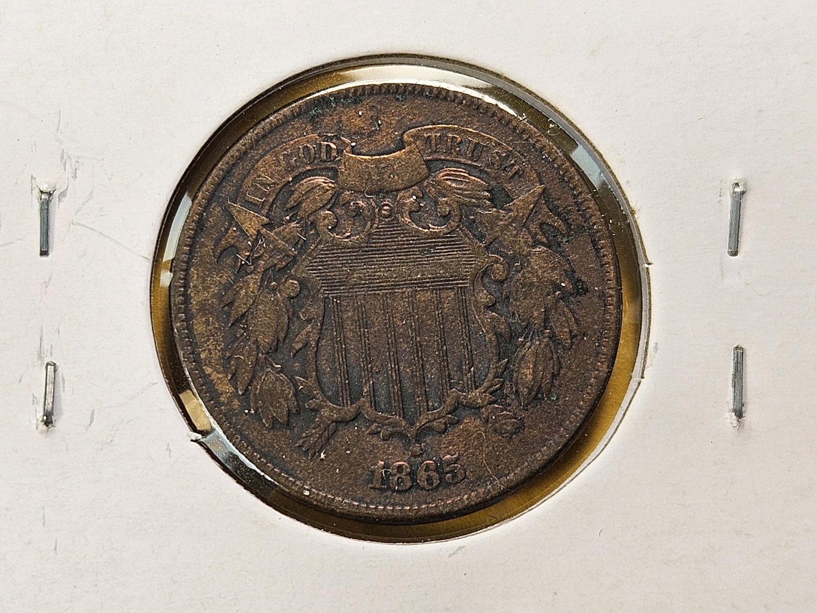 Two Circulated Two Cent Pieces - 3