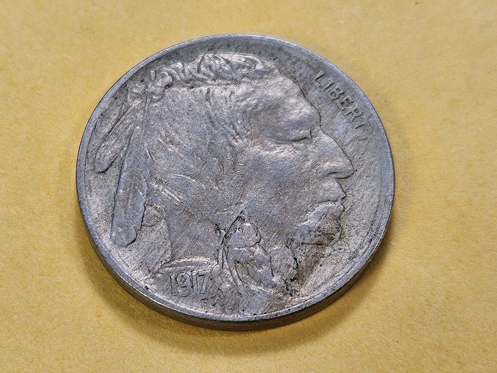 MINT ERROR! Better Grade 1917 Buffalo Nickel - 2
