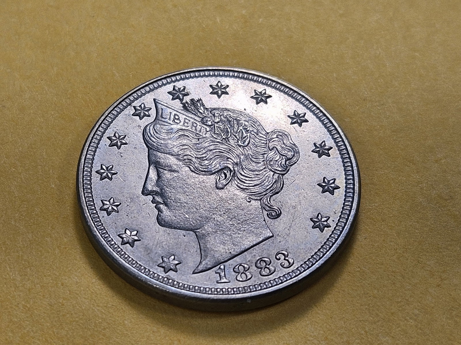 Better Grade 1883 No Cents Liberty V Nickel - 2